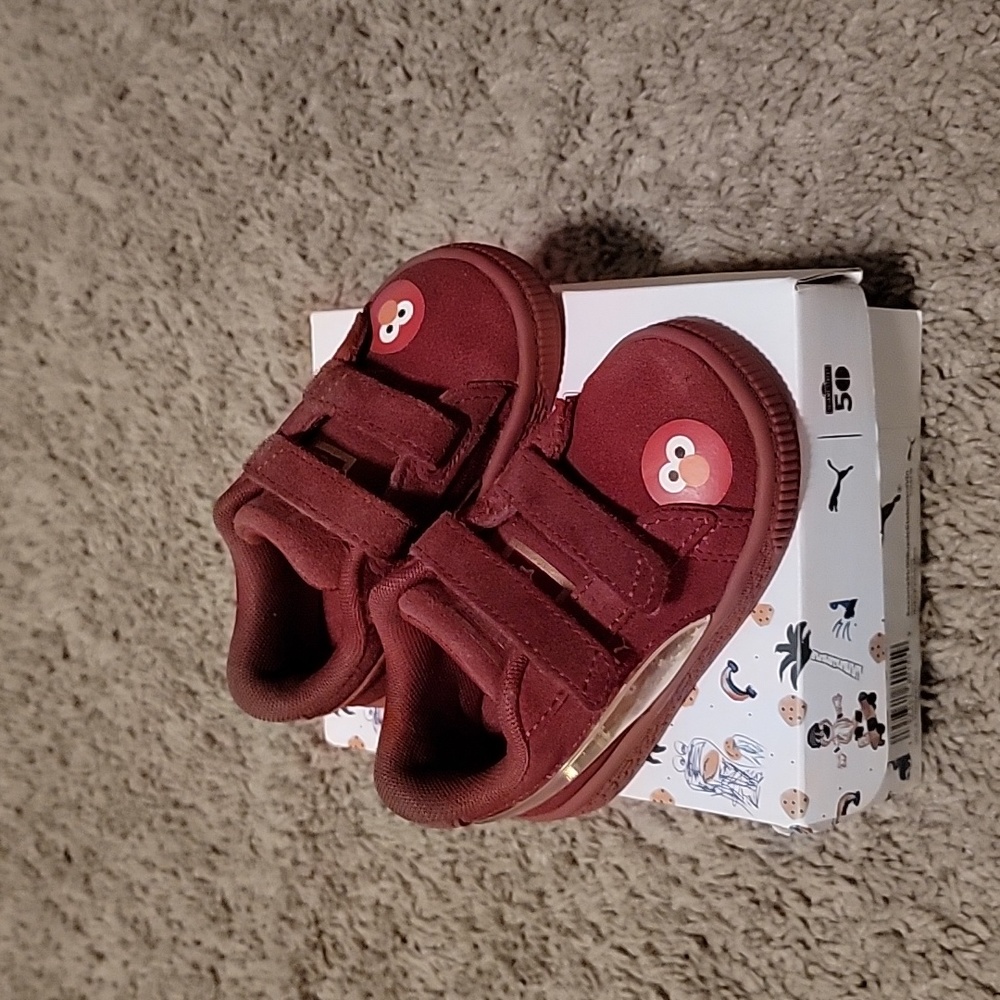 Suede Puma Elmo Shoes Sz 5c